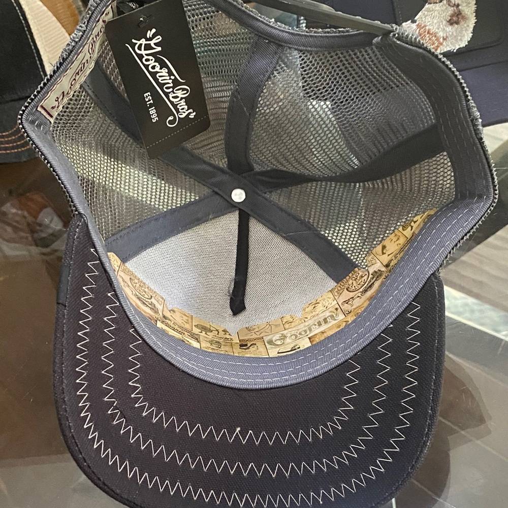Goorin Bros Black and Gray “nuts” Trucker Hat - Picture 2 of 2